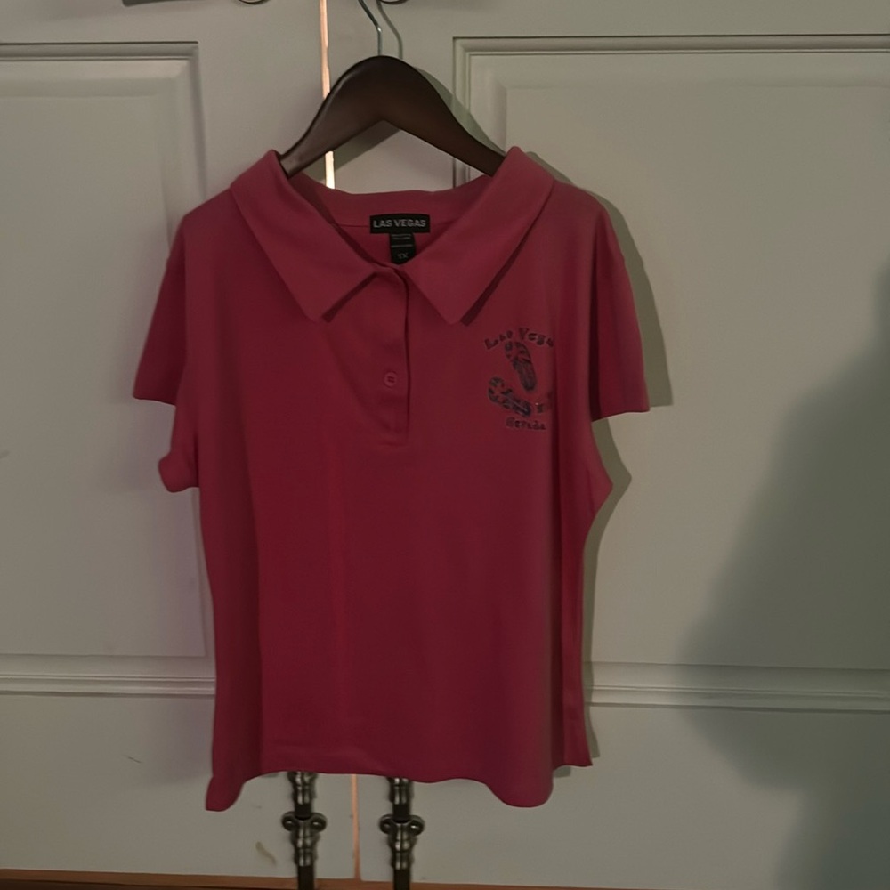 Pink Las Vegas polo
